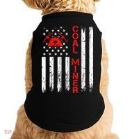 American Coal Miner USA Flag Tough Worker Doggie Tank thumb 0