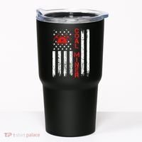 American Coal Miner USA Flag Tough Worker Tumbler thumb 0
