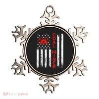 American Coal Miner USA Flag Tough Worker Ornament thumb 0