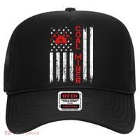 American Coal Miner USA Flag Tough Worker Hat thumb 0