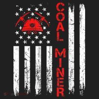 American Coal Miner USA Flag Tough Worker Hat thumb 2
