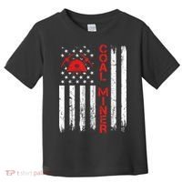 American Coal Miner USA Flag Tough Worker Toddler T-Shirt thumb 0