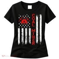 American Coal Miner USA Flag Tough Worker Women's T-Shirt thumb 0