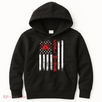 American Coal Miner USA Flag Tough Worker Kids Hoodie thumb 0