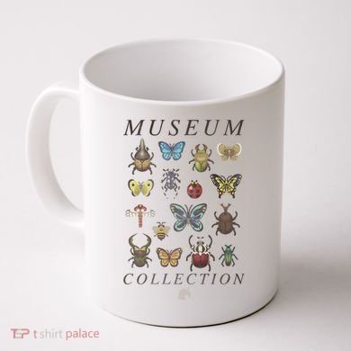Animal Crossing Museum Bug Collection Vintage Textbook Style Coffee Mug