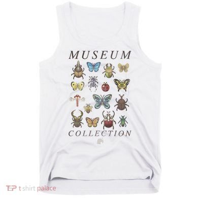 Animal Crossing Museum Bug Collection Vintage Textbook Style Tank Top