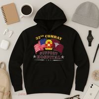 Army Combat Medic 32nd Combat Support Hospital Veteran Hoodie thumb 3