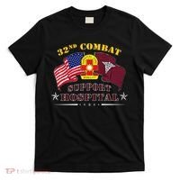 Army Combat Medic 32nd Combat Support Hospital Veteran T-Shirt thumb 0