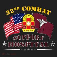 Army Combat Medic 32nd Combat Support Hospital Veteran Beanie thumb 2