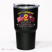Army Combat Medic 32nd Combat Support Hospital Veteran Tumbler thumb 0