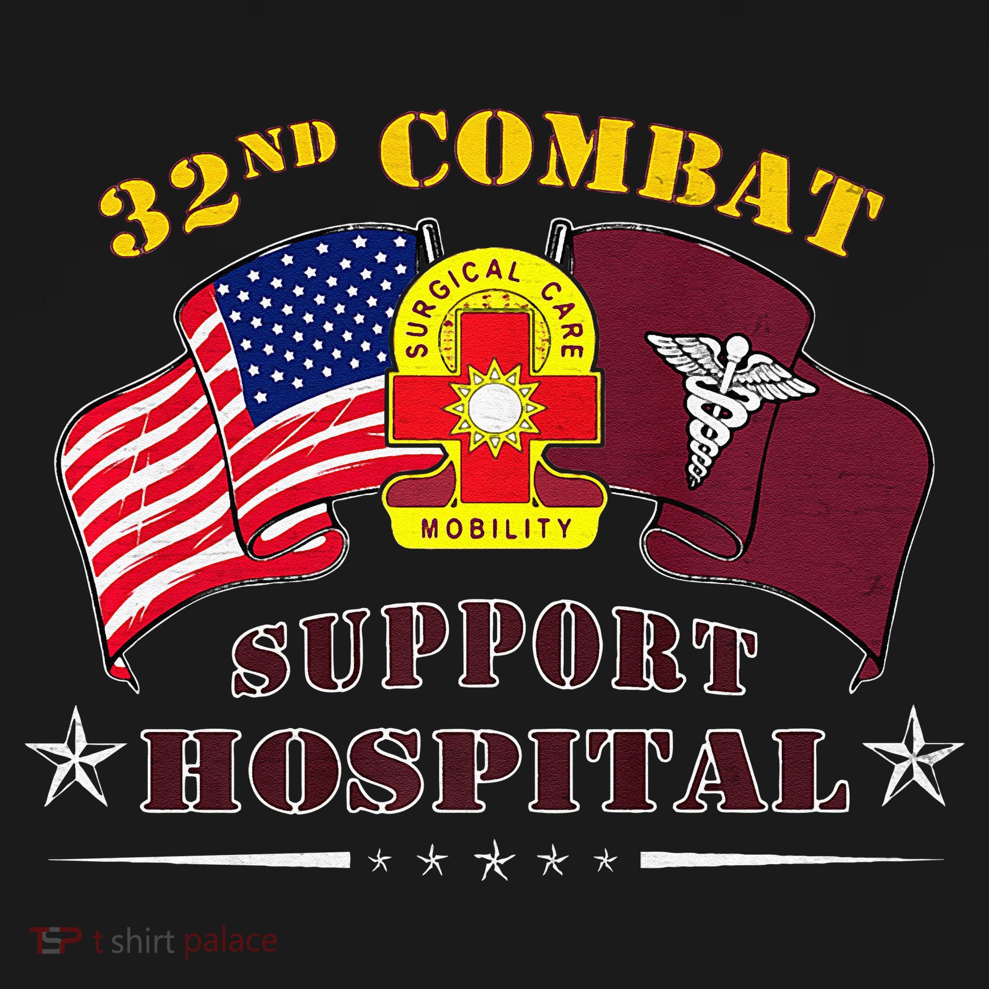 Army Combat Medic 32nd Combat Support Hospital Veteran Ornament