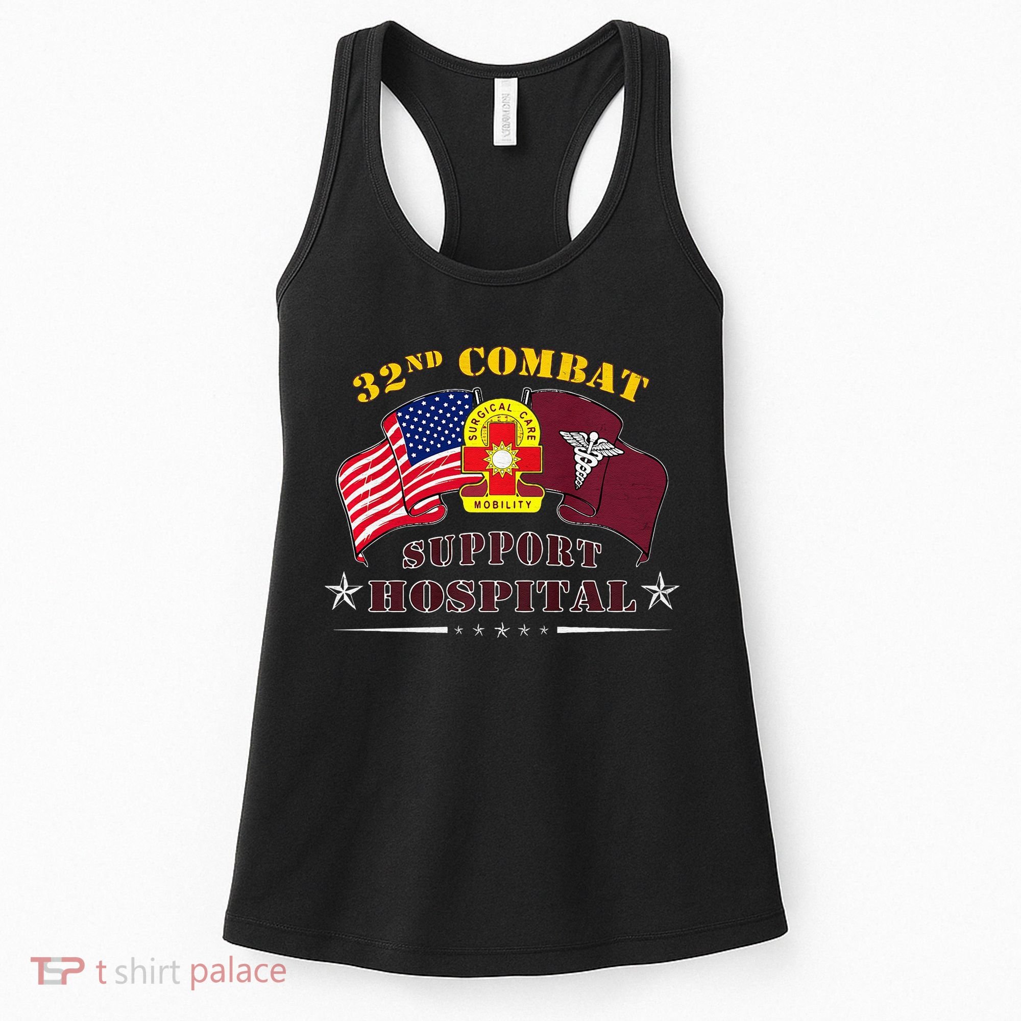 Army Combat Medic 32nd Combat Support Hospital Veteran Women's Tank Top