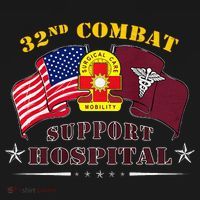 Army Combat Medic 32nd Combat Support Hospital Veteran Baby Bodysuit thumb 2