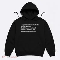 Anyone Can Masturbate Under A Sheet Hoodie thumb 0