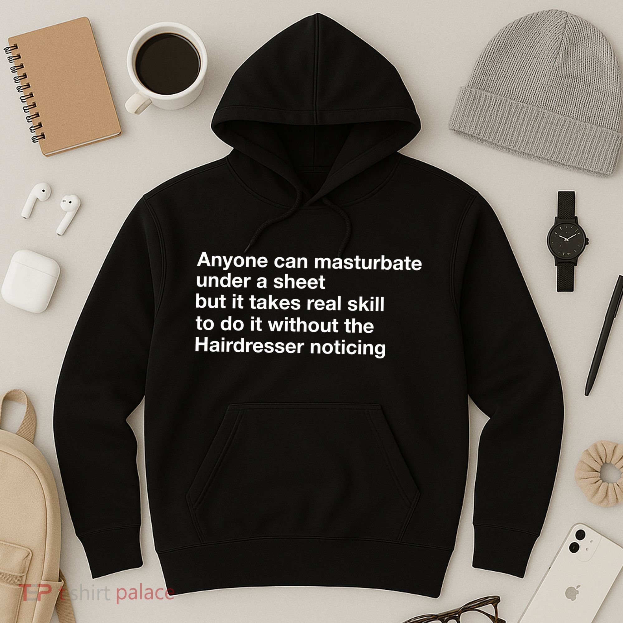 Anyone Can Masturbate Under A Sheet Hoodie