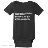 Anyone Can Masturbate Under A Sheet Baby Bodysuit thumb 0