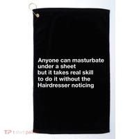 Anyone Can Masturbate Under A Sheet Golf Towel thumb 0