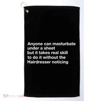 Anyone Can Masturbate Under A Sheet Golf Towel thumb 0