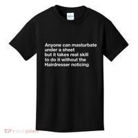Anyone Can Masturbate Under A Sheet Kids T-Shirt thumb 0
