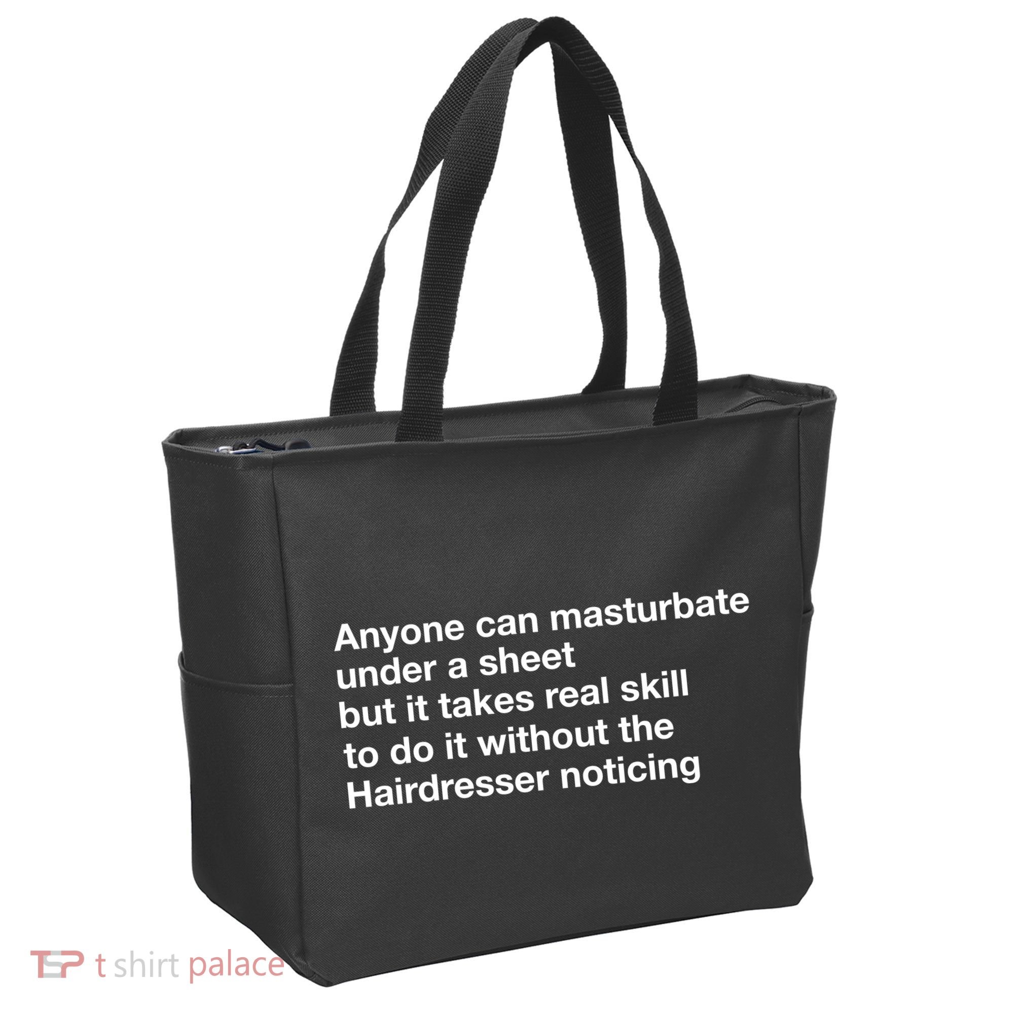 Anyone Can Masturbate Under A Sheet Tote Bag