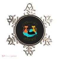 Atomic Cats Mid Century Modern Retro 1960s Art Starbursts Ornament thumb 0