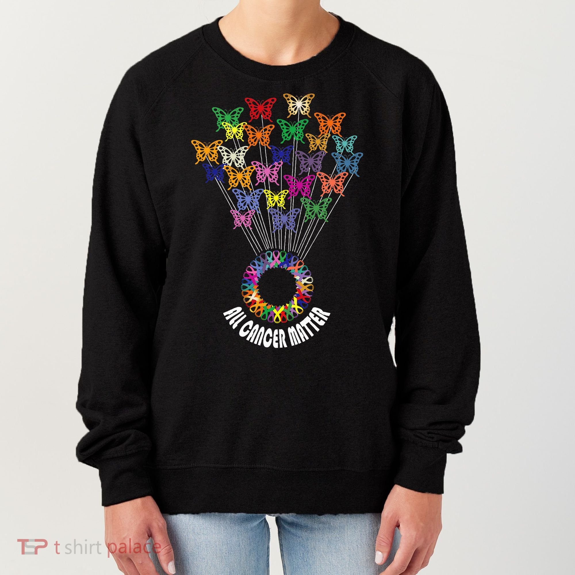 All Cancer Matters Awareness Day Ribbon Support Women's Sweatshirt