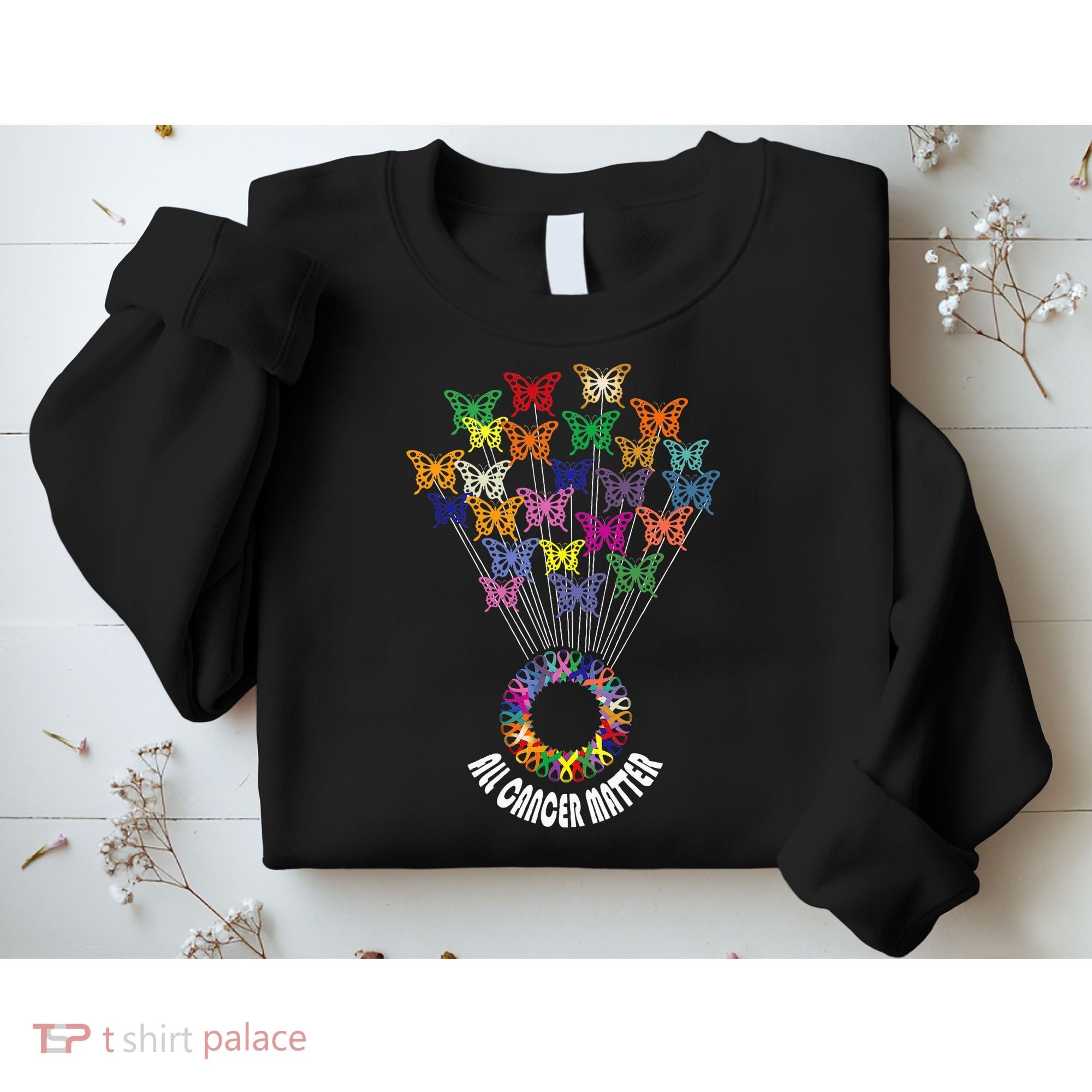 All Cancer Matters Awareness Day Ribbon Support Sweatshirt