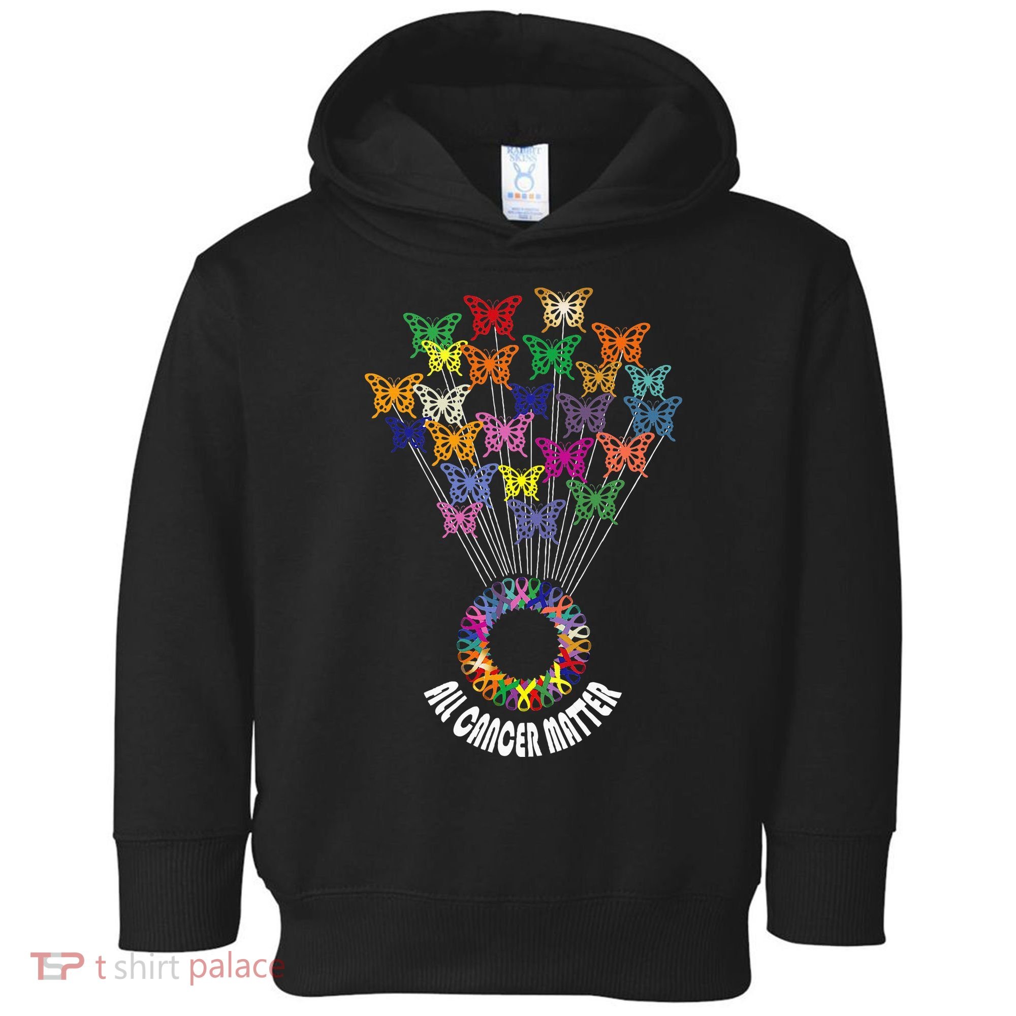All Cancer Matters Awareness Day Ribbon Support Toddler Hoodie