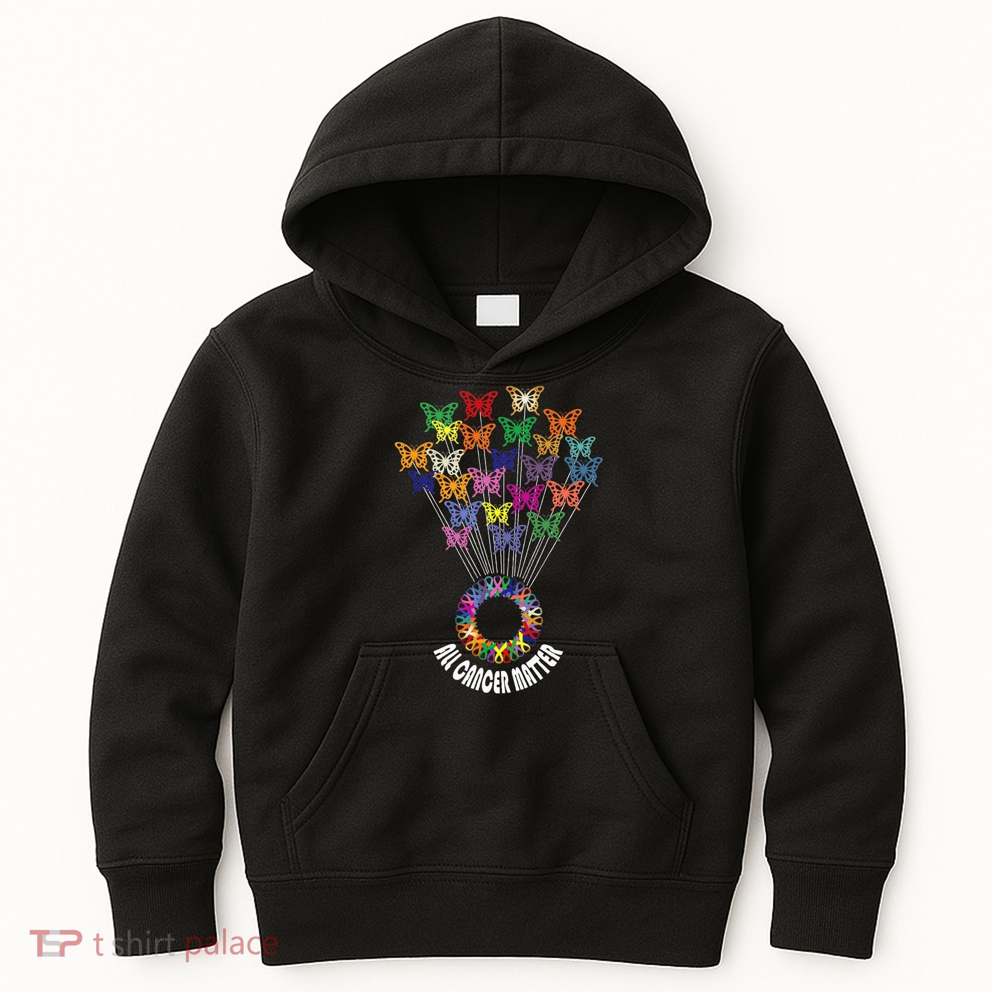 All Cancer Matters Awareness Day Ribbon Support Kids Hoodie