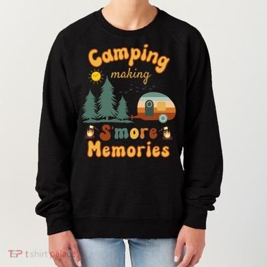 Awesome Camping Making Smore Memories Camping Lovers Meaningful Gift Women's Sweatshirt