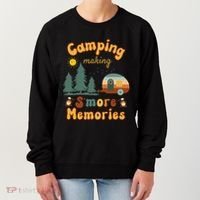 Awesome Camping Making Smore Memories Camping Lovers Meaningful Gift Women's Sweatshirt thumb 0