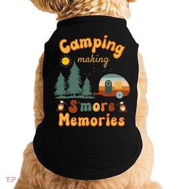 Awesome Camping Making Smore Memories Camping Lovers Meaningful Gift Doggie Tank