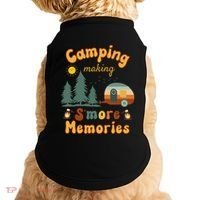 Awesome Camping Making Smore Memories Camping Lovers Meaningful Gift Doggie Tank thumb 0