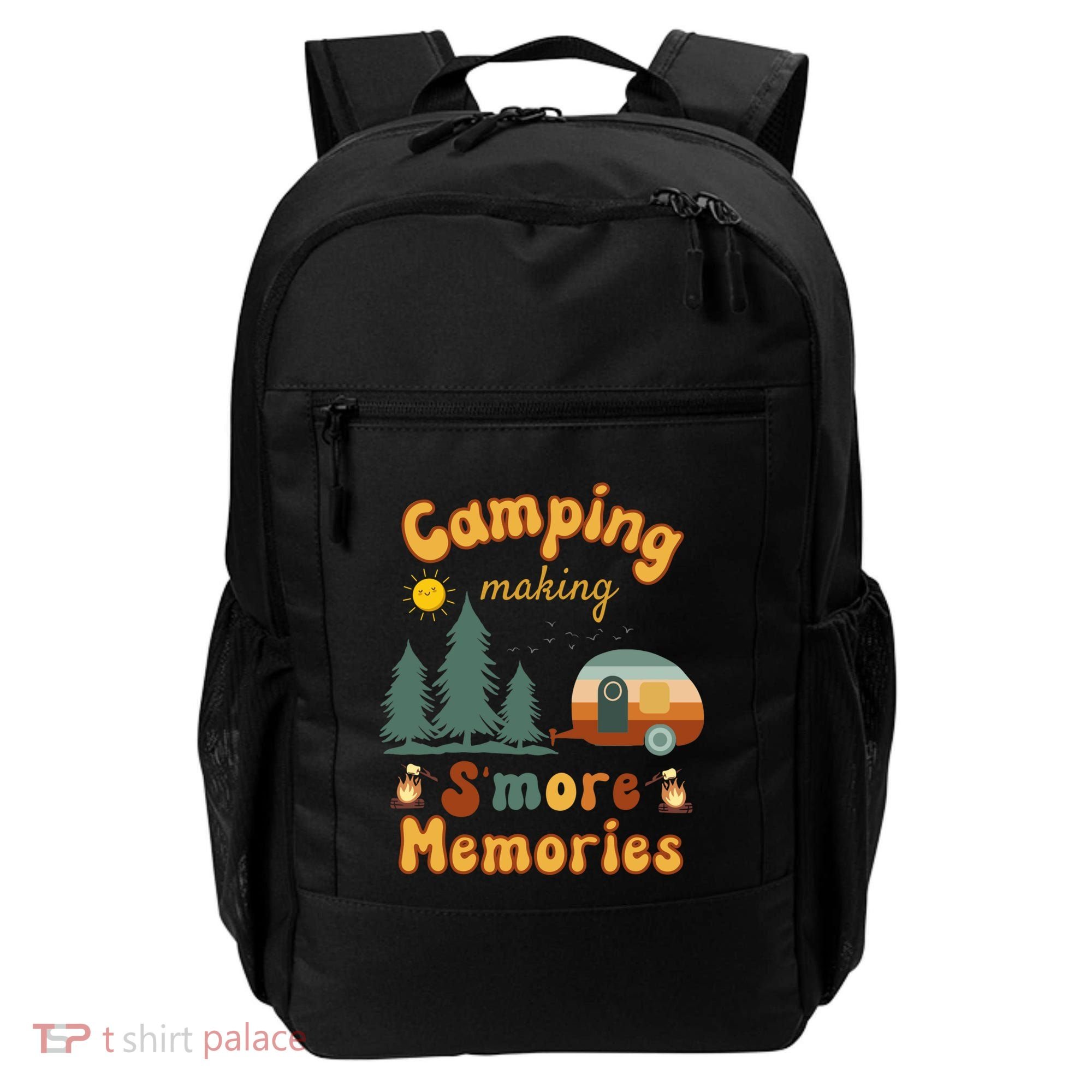 Awesome Camping Making Smore Memories Camping Lovers Meaningful Gift Backpack