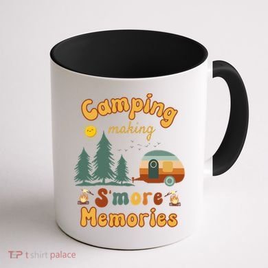 Awesome Camping Making Smore Memories Camping Lovers Meaningful Gift Coffee Mug back