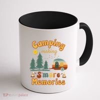 Awesome Camping Making Smore Memories Camping Lovers Meaningful Gift Coffee Mug thumb 1