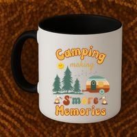 Awesome Camping Making Smore Memories Camping Lovers Meaningful Gift Coffee Mug thumb 2