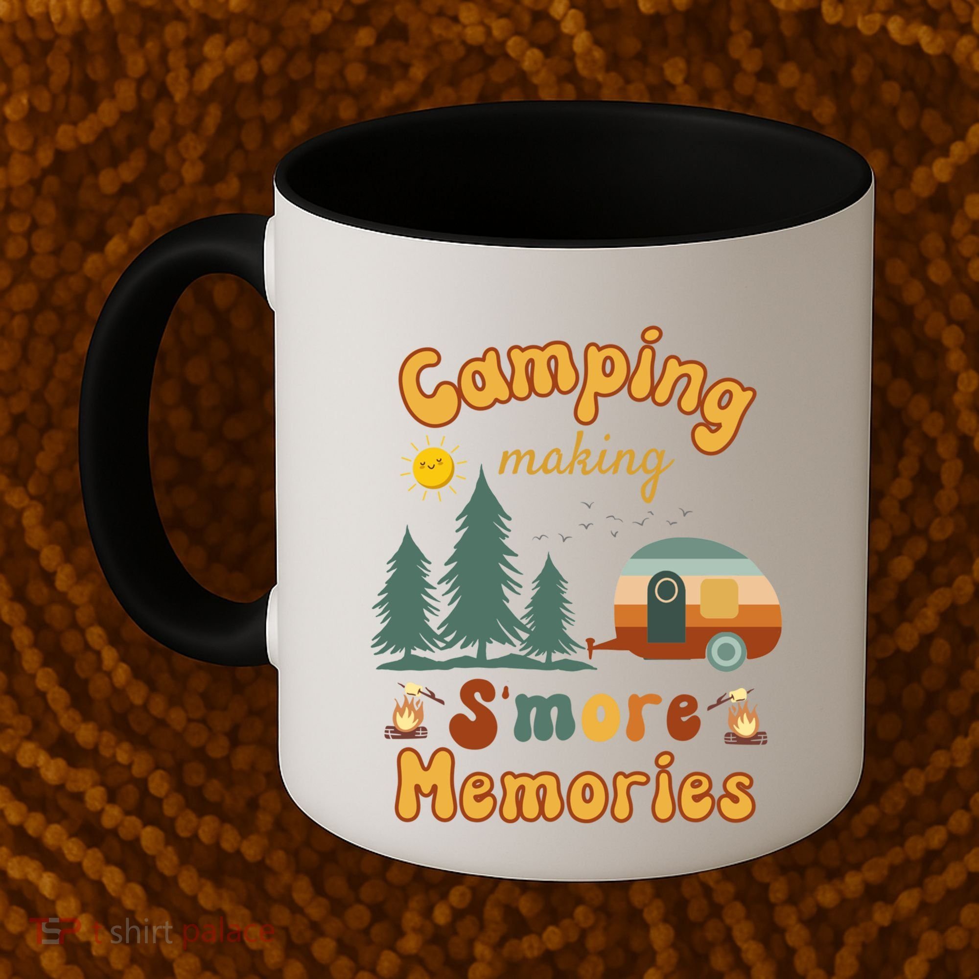 Awesome Camping Making Smore Memories Camping Lovers Meaningful Gift Coffee Mug