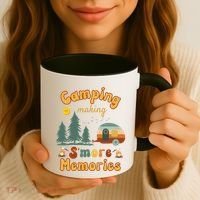 Awesome Camping Making Smore Memories Camping Lovers Meaningful Gift Coffee Mug thumb 3