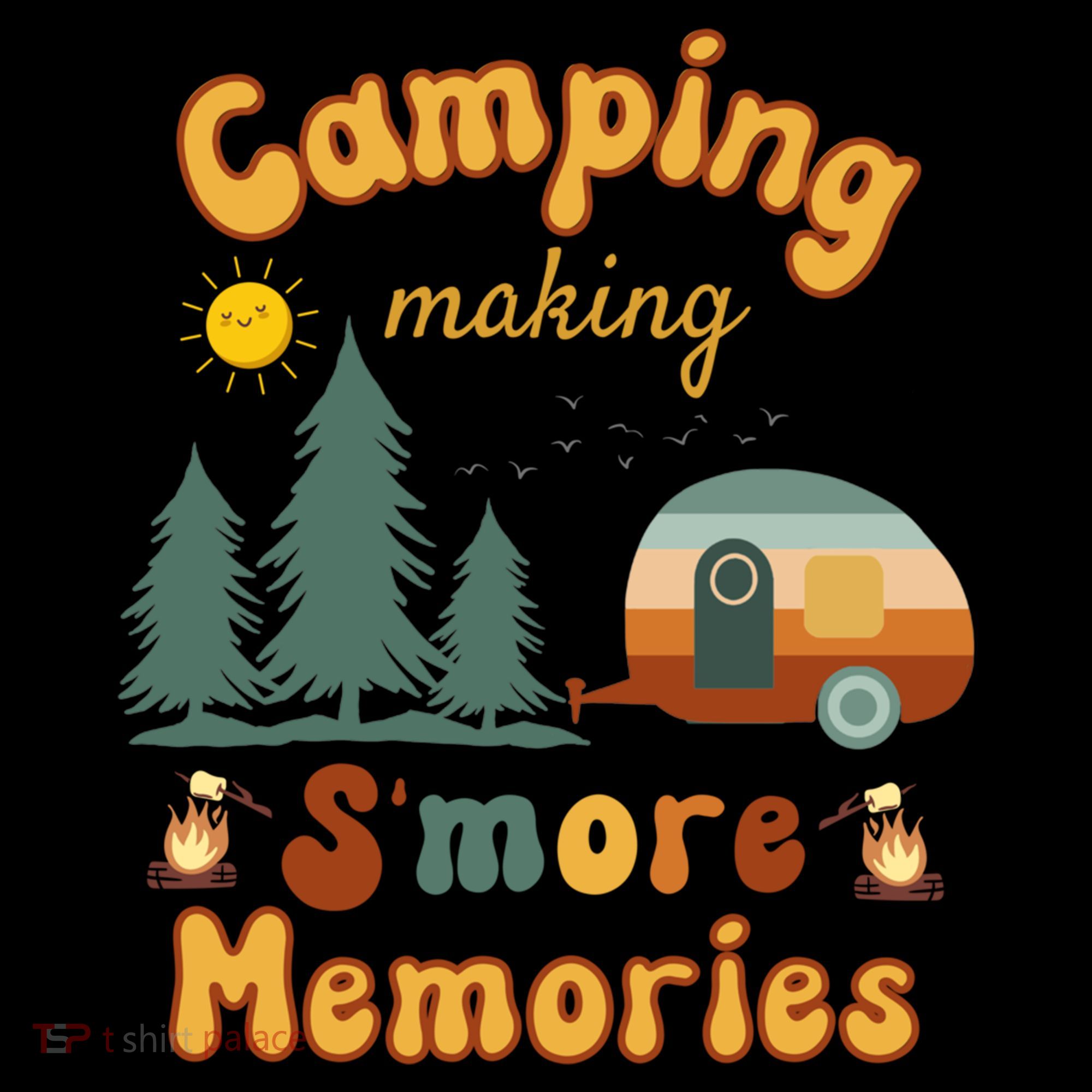 Awesome Camping Making Smore Memories Camping Lovers Meaningful Gift Women's Hoodie