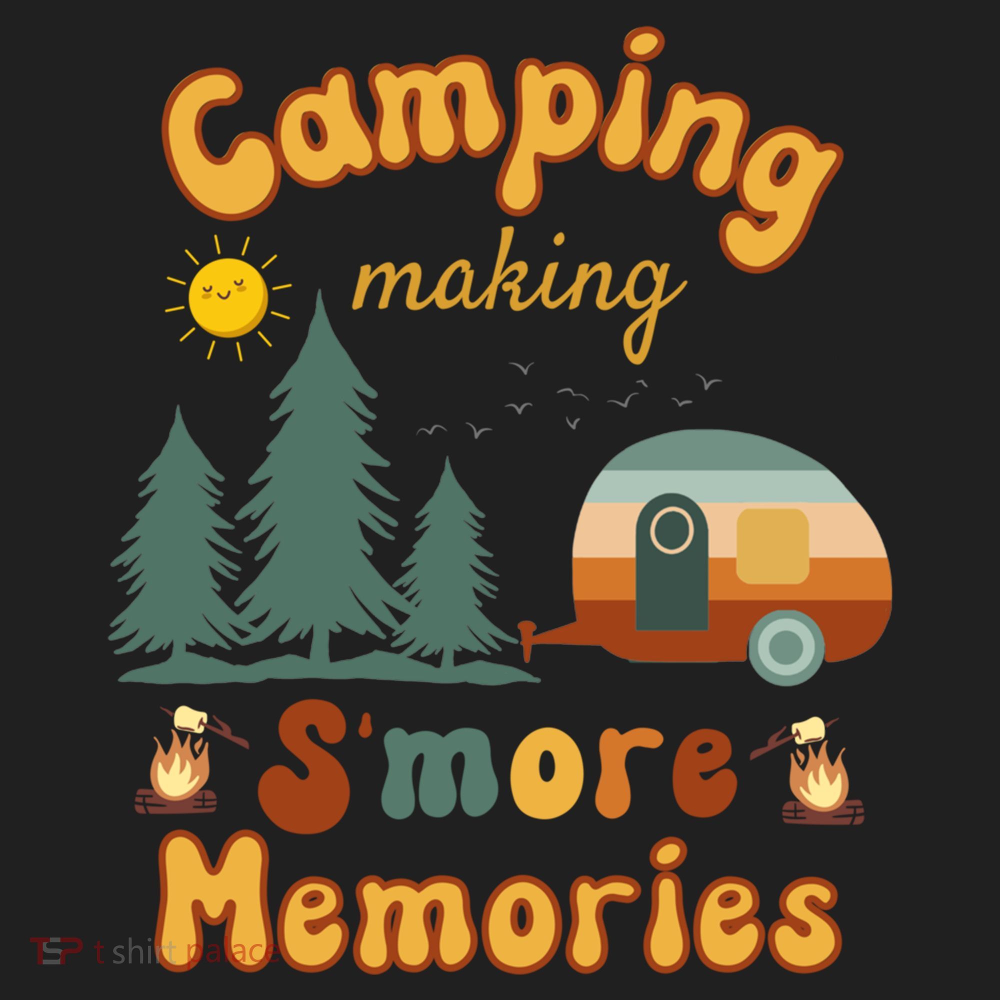 Awesome Camping Making Smore Memories Camping Lovers Meaningful Gift Hat