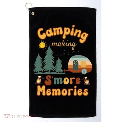 Awesome Camping Making Smore Memories Camping Lovers Meaningful Gift Golf Towel