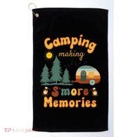 Awesome Camping Making Smore Memories Camping Lovers Meaningful Gift Golf Towel thumb 0