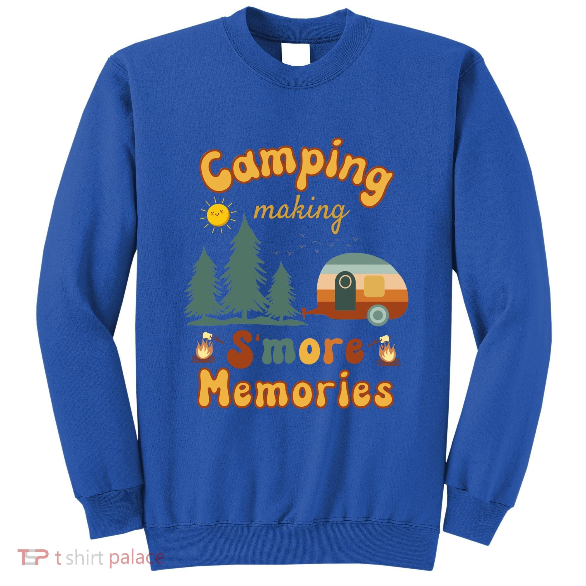 Awesome Camping Making Smore Memories Camping Lovers Meaningful Gift Sweatshirt