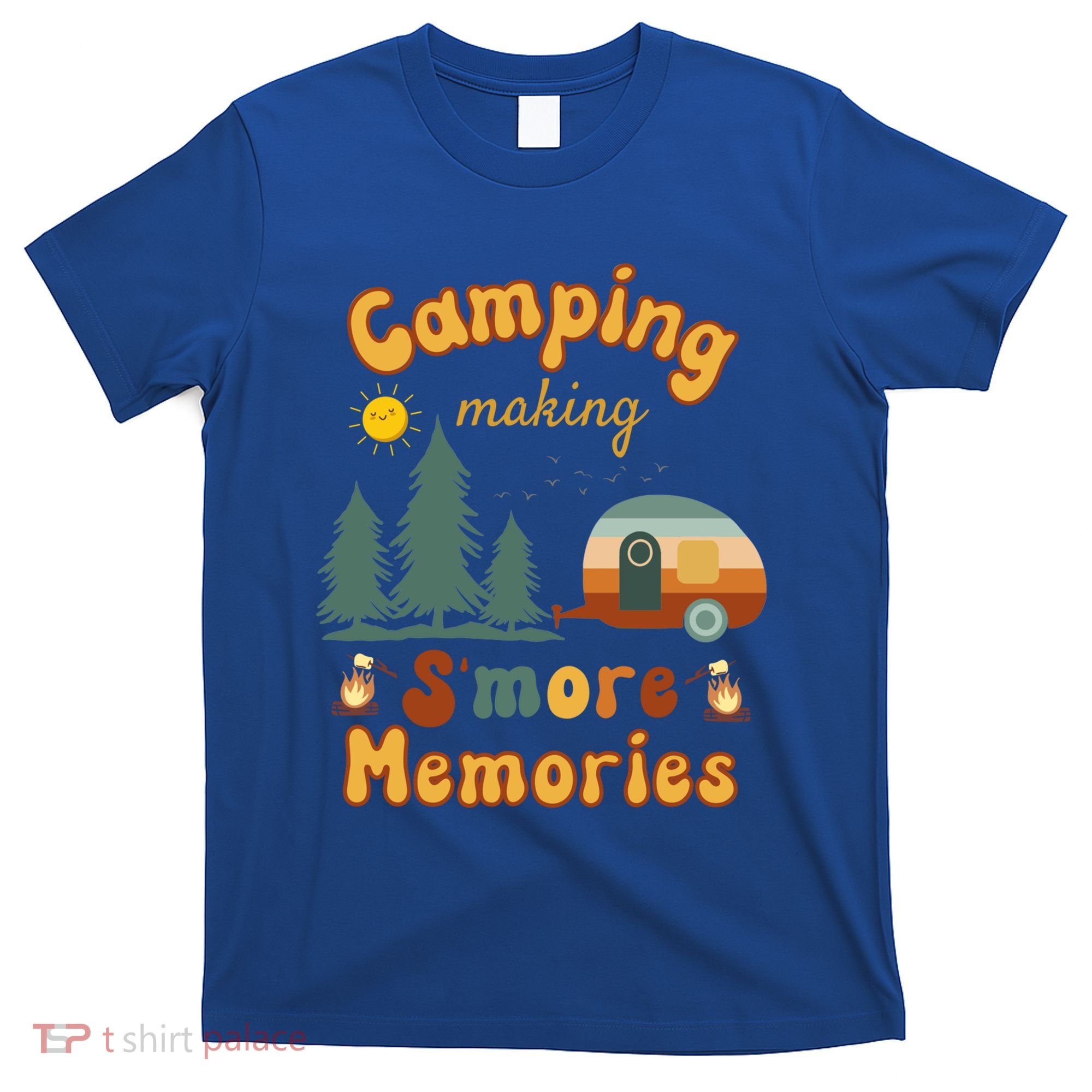 Awesome Camping Making Smore Memories Camping Lovers Meaningful Gift T-Shirt