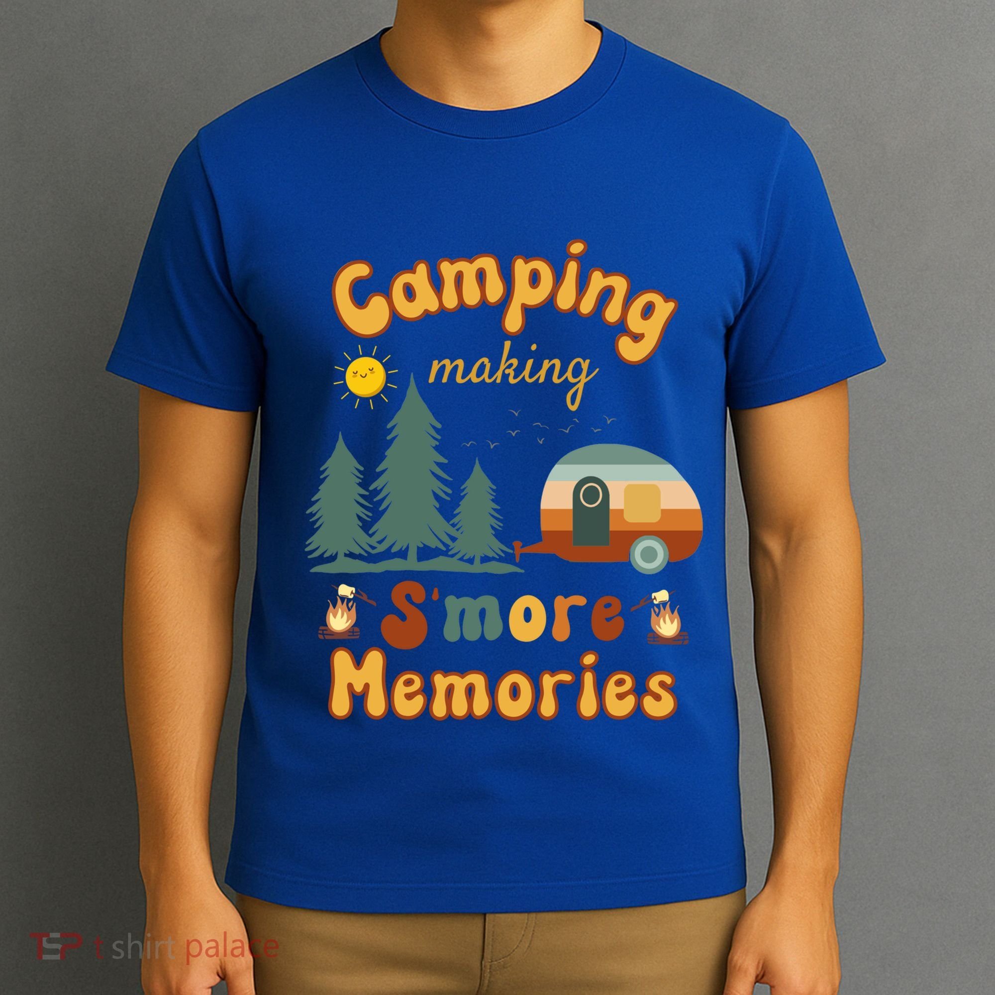 Awesome Camping Making Smore Memories Camping Lovers Meaningful Gift T-Shirt