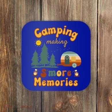 Awesome Camping Making Smore Memories Camping Lovers Meaningful Gift Coaster