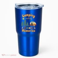Awesome Camping Making Smore Memories Camping Lovers Meaningful Gift Tumbler thumb 0