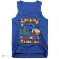 Awesome Camping Making Smore Memories Camping Lovers Meaningful Gift Tank Top thumb 0