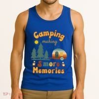 Awesome Camping Making Smore Memories Camping Lovers Meaningful Gift Tank Top thumb 3